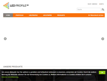 Tablet Screenshot of ledprofile24.com